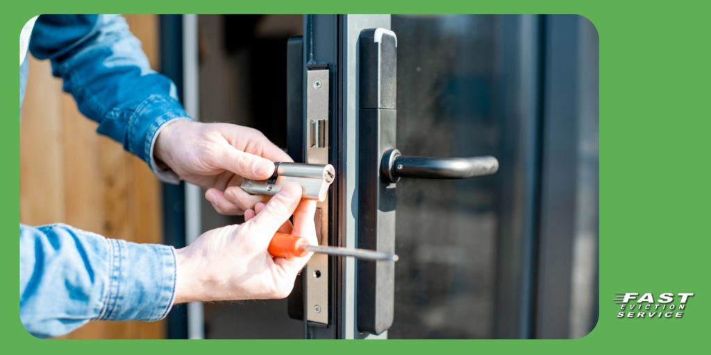 Changing locks on rental property